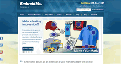 Desktop Screenshot of embroidme-crystallake.com